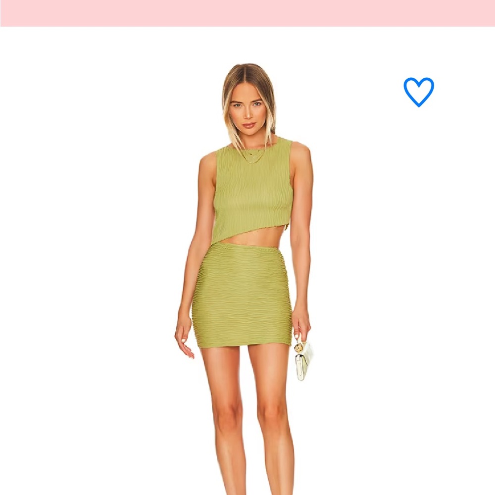 Superdown Eleanor Skirt Set in Olive